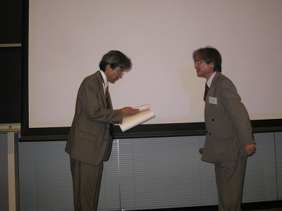 技術部長賞受賞 山内氏